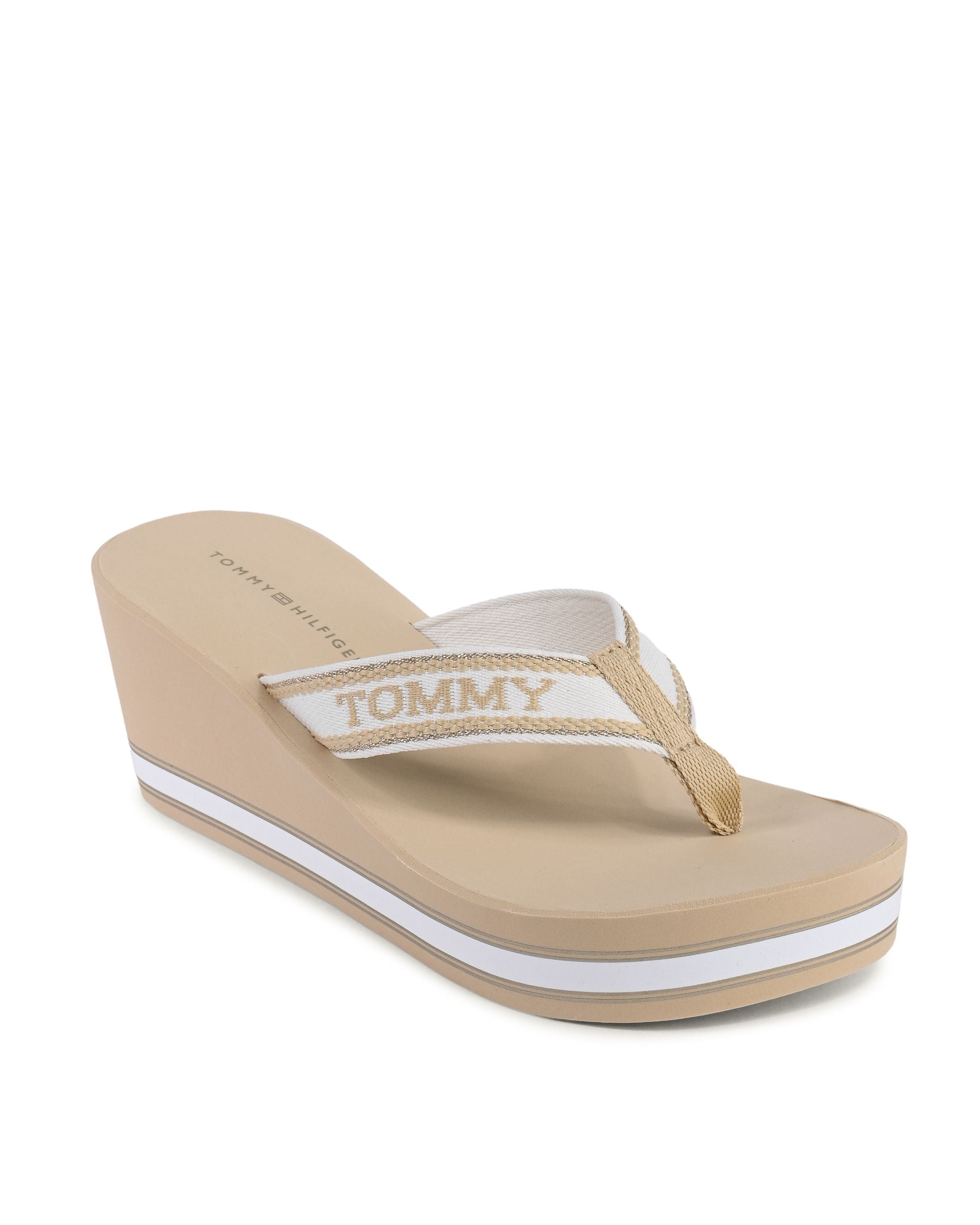 Tommy Hilfiger Infradito da donna beige FW0FW07903ACR