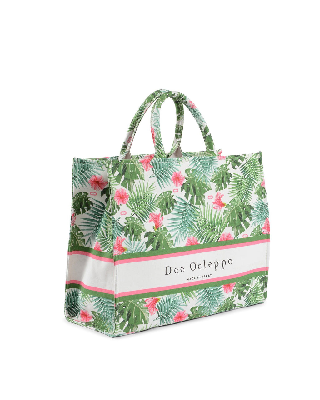 Borsa Dee Palm - Bianco/Verde