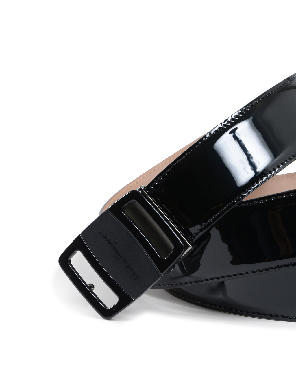 Cintura regolabile da uomo Salvatore Ferragamo nera 679775 697074
