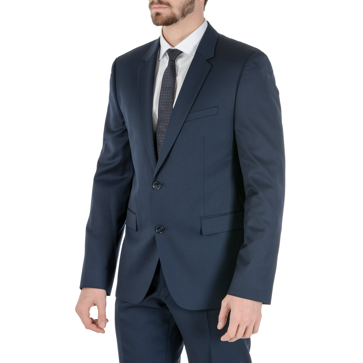 Abito da uomo Hugo Boss blu scuro AERON HAMEN