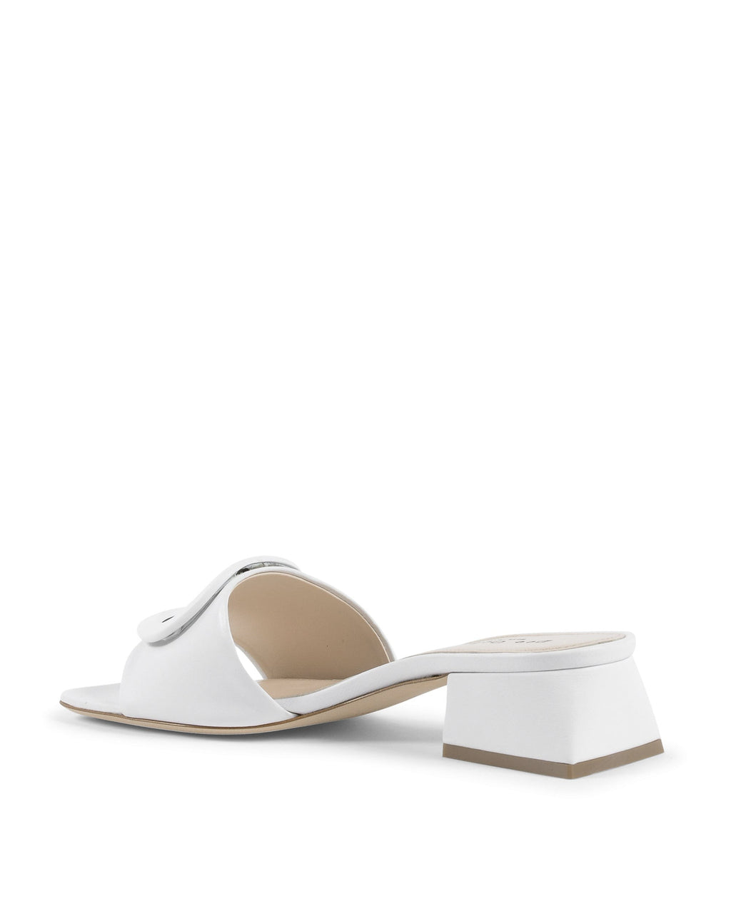 Dizzy Logo Mule - Bianco