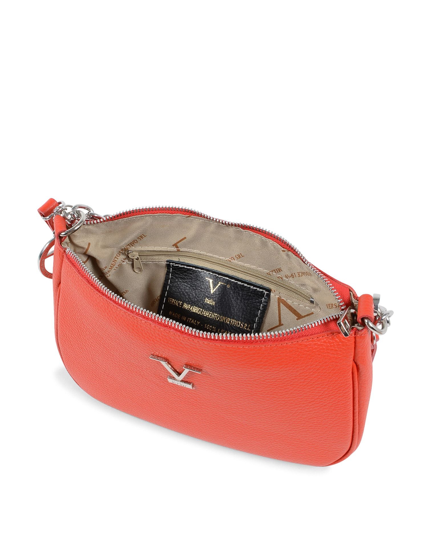 Borsa mini da donna V Italia Rossa VE1735 DOLLARO ROSSO