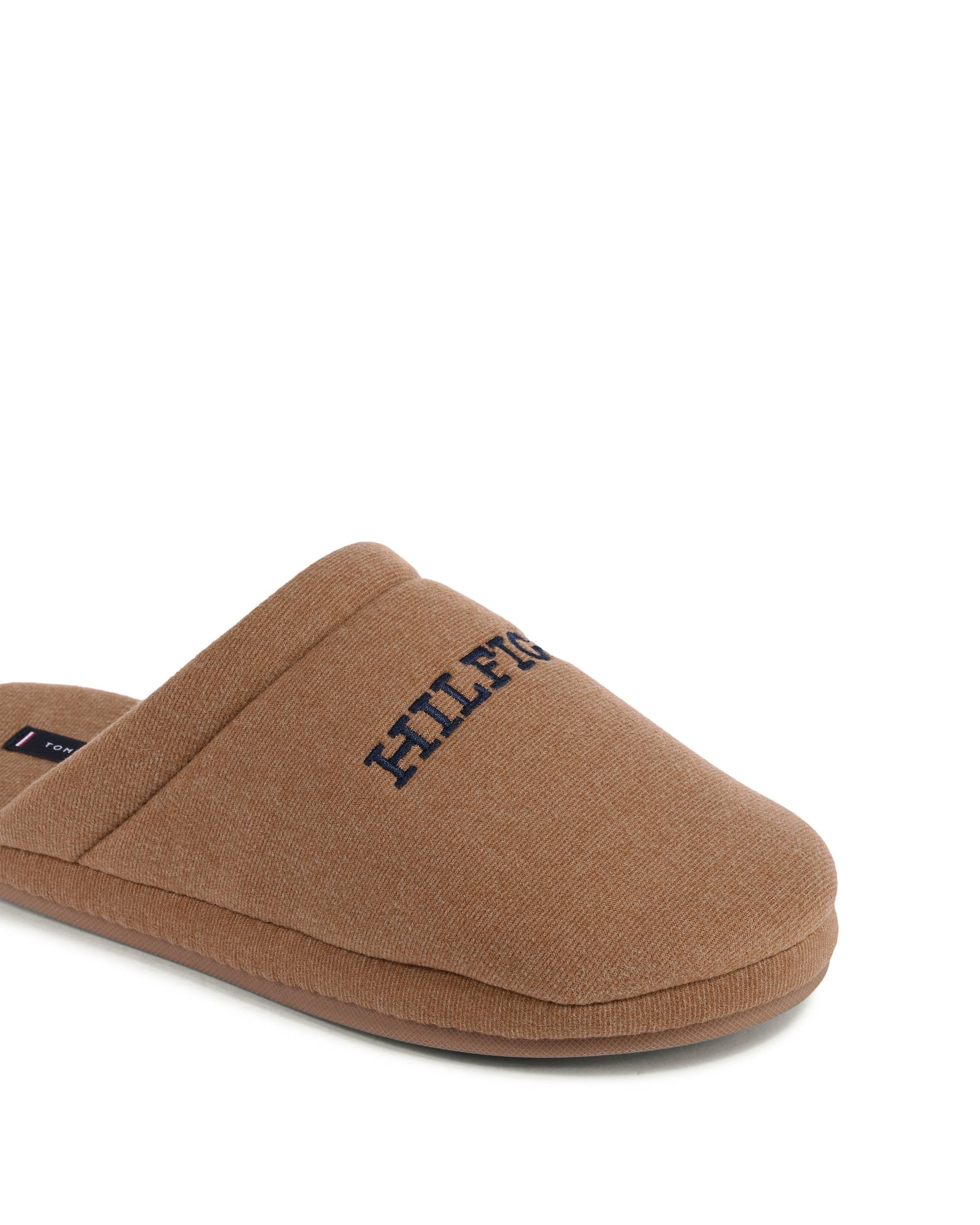 Tommy Hilfiger Pantofole da uomo marroni FM0FM04767GWJ