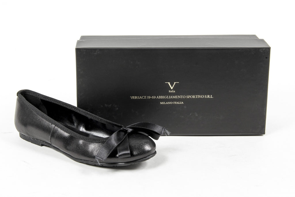 V 1969 Italia Womens Ballerina E08 NAPPA NERO