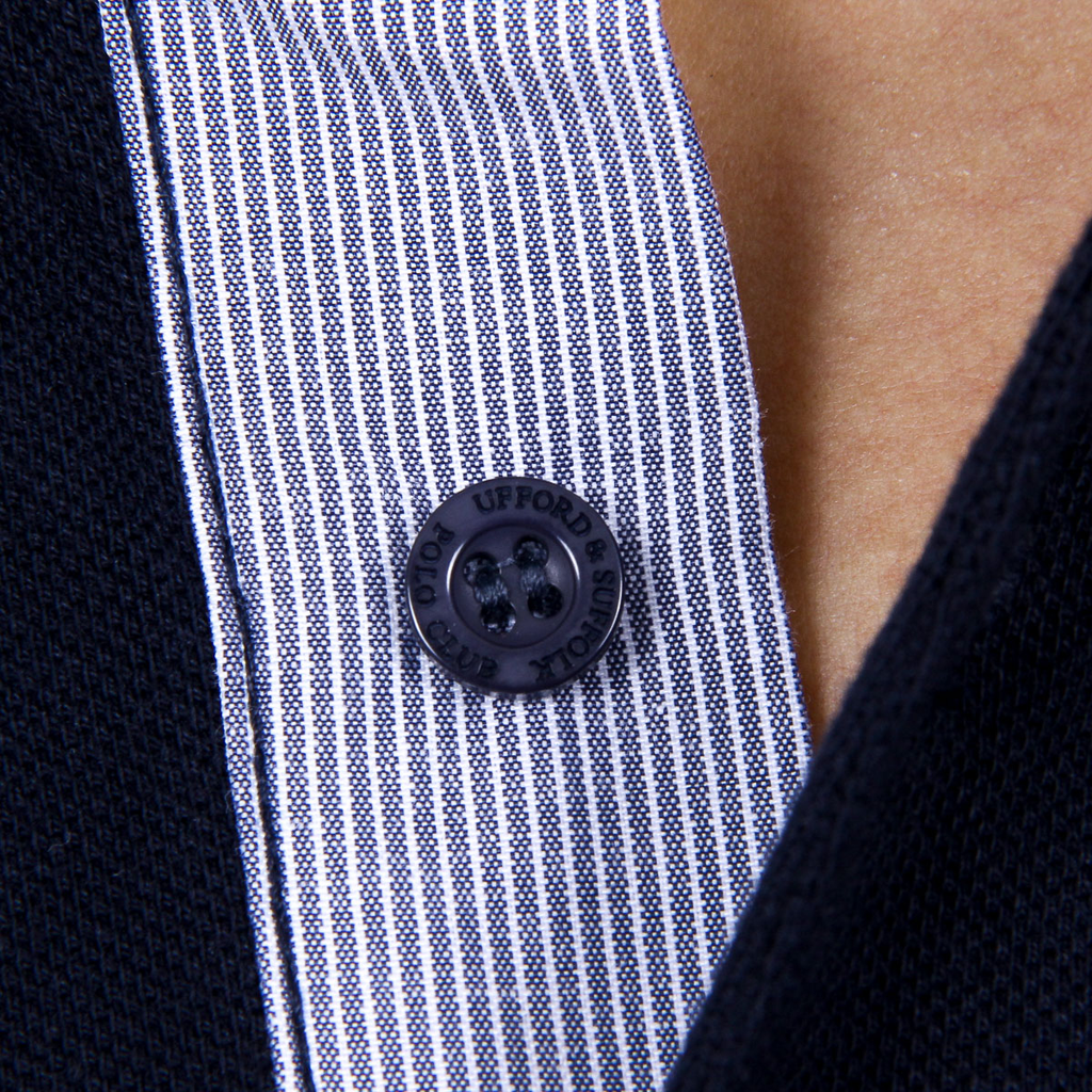 Polo da uomo a maniche corte Ufford & Suffolk Polo Club US025 BLU NAVY