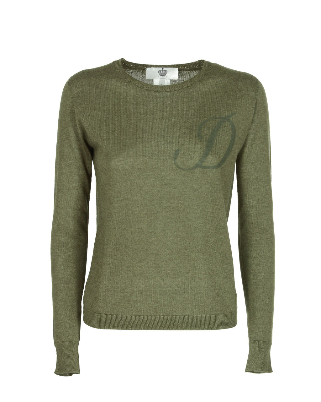 Dee Ocleppo Long Sleeve ART 004 GREEN LETTER D