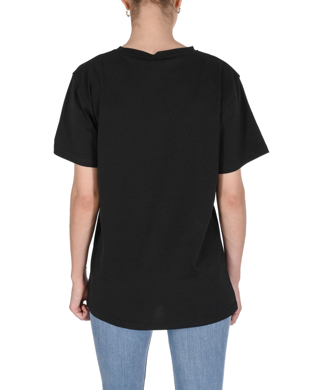 19V69 Italia T-shirt lunga da donna VSC1WTS02 NERO