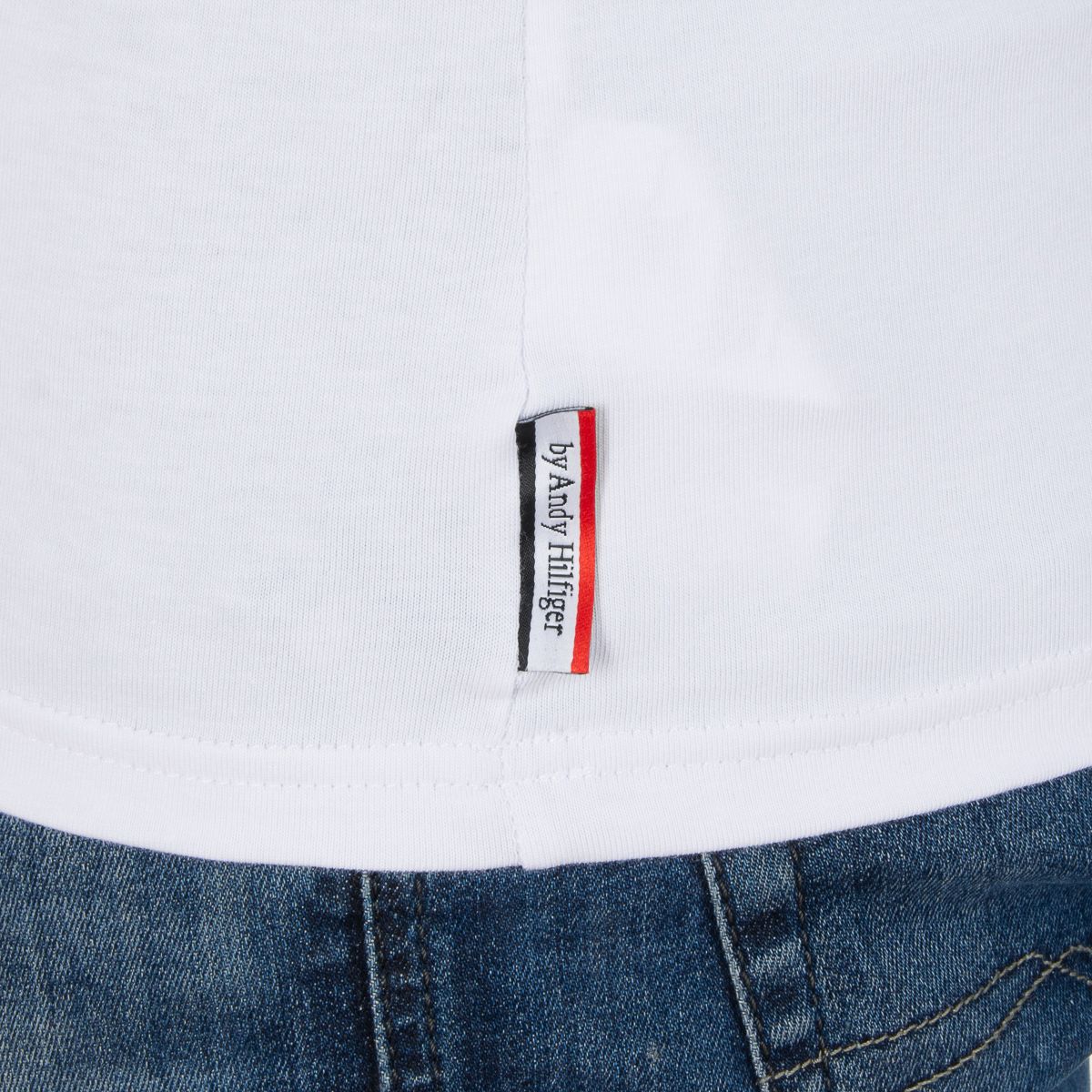 Andrew Charles By Andy Hilfiger T-shirt uomo LS TS160 031002 SELMA WHITE 003