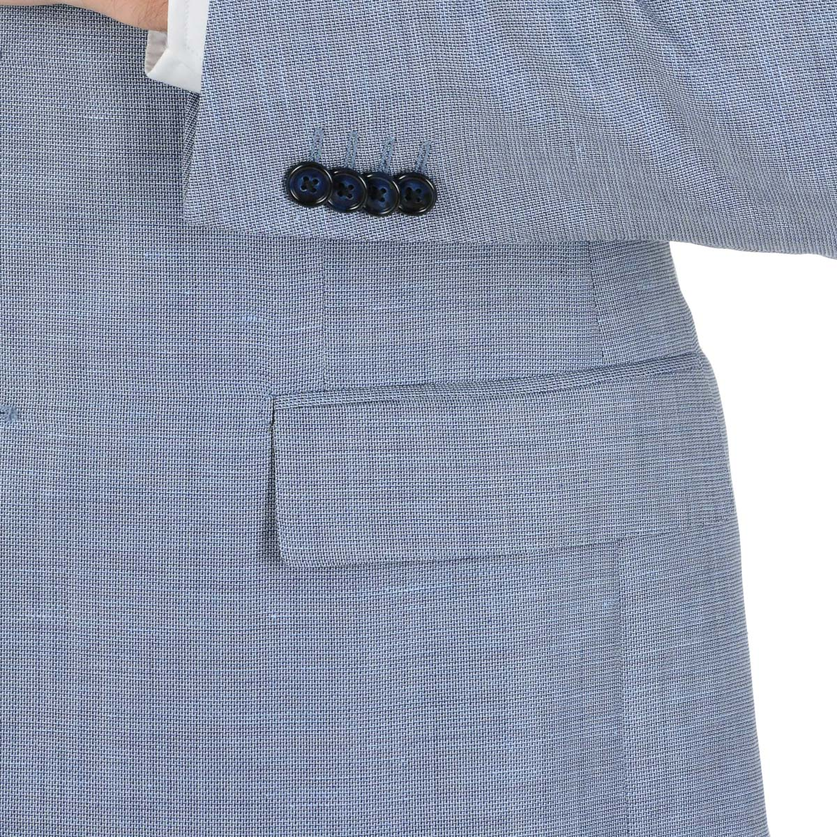 Abito uomo Corneliani maniche lunghe azzurro