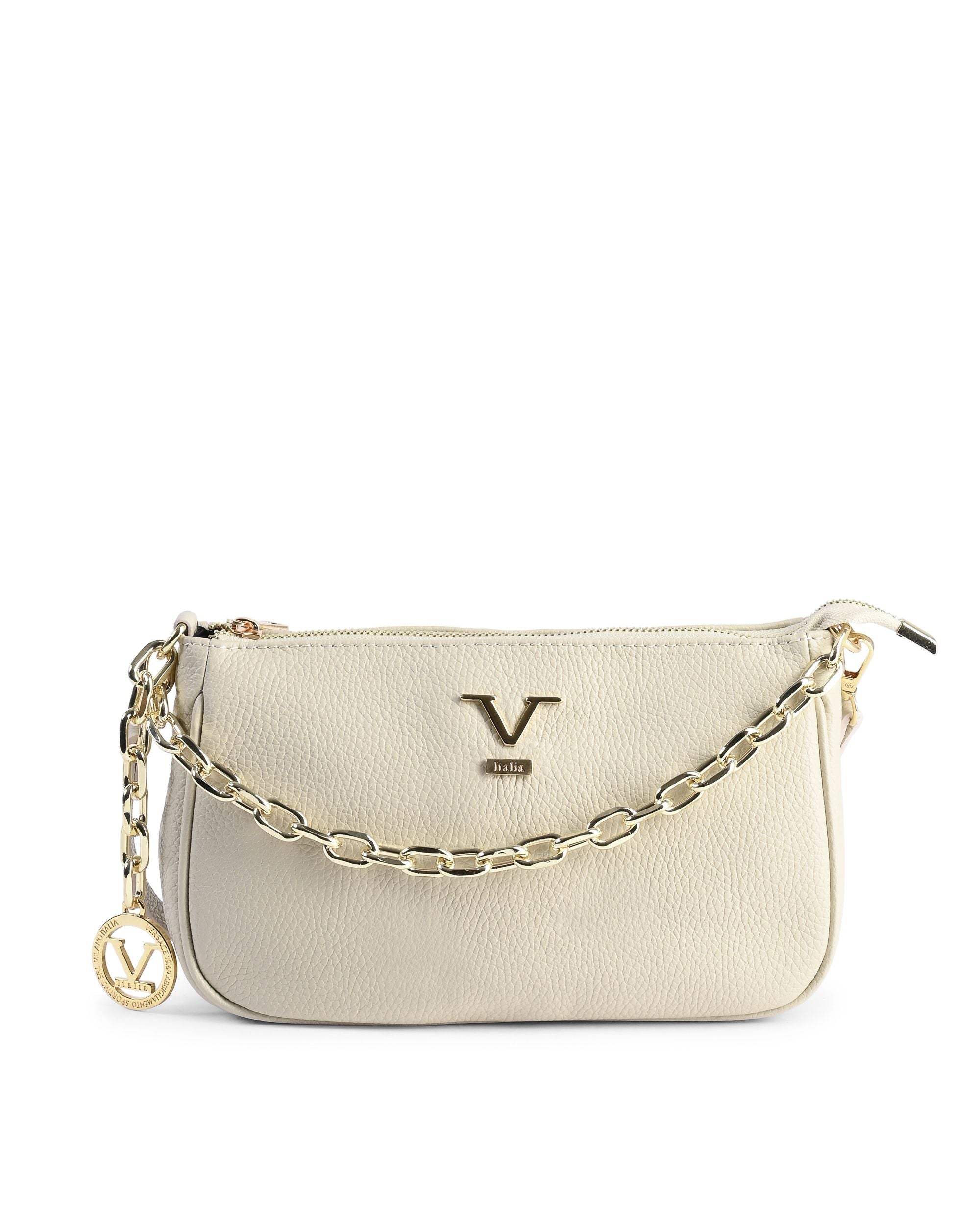 Borsa mini da donna V Italia VE1735-G DOLLARO BEIGE