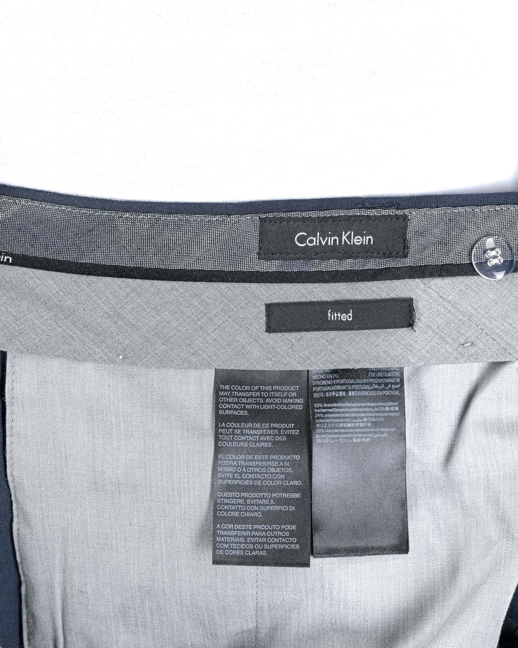 Pantaloni da uomo Calvin Klein blu K10K101200478