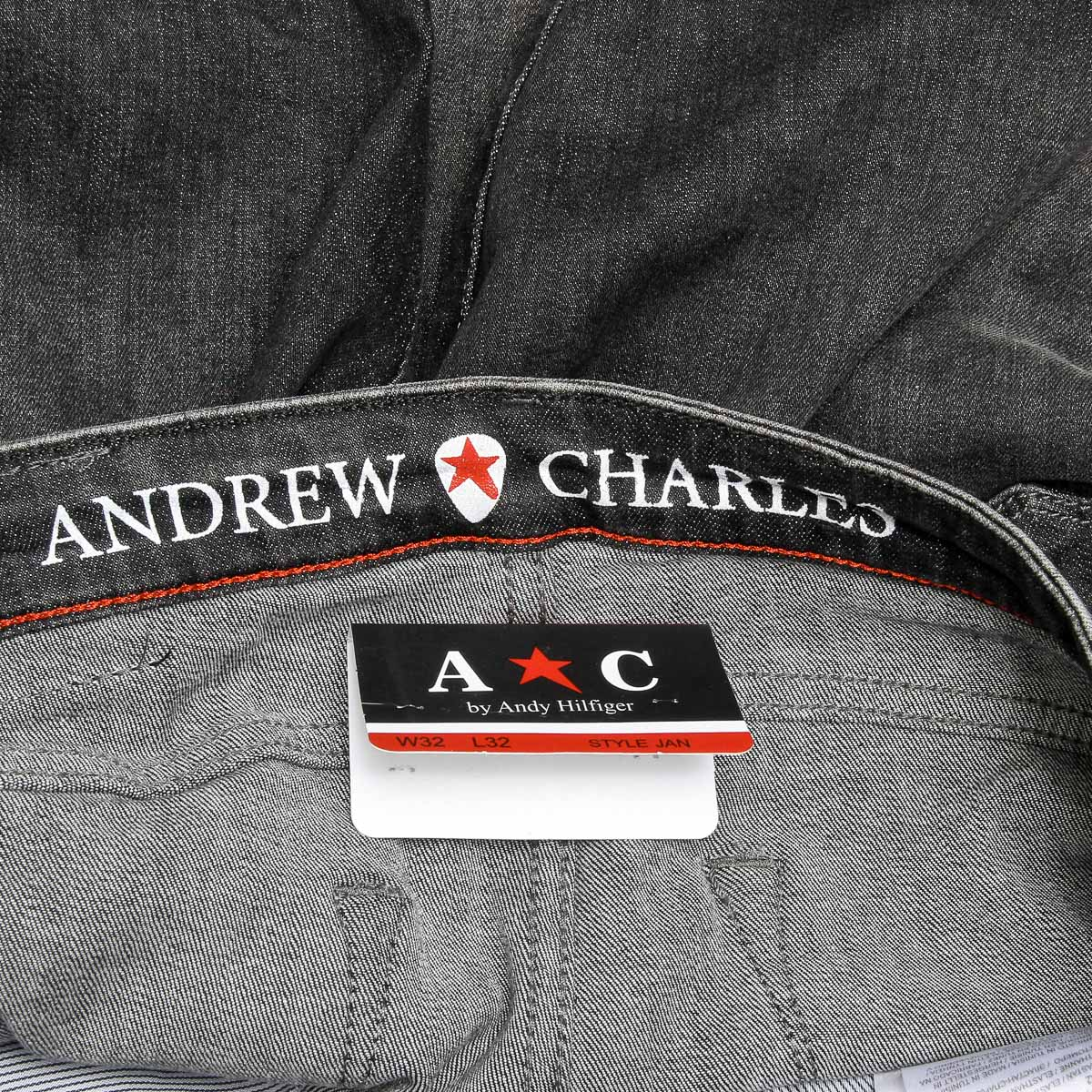 Jeans da uomo Andrew Charles grigio scuro JAN