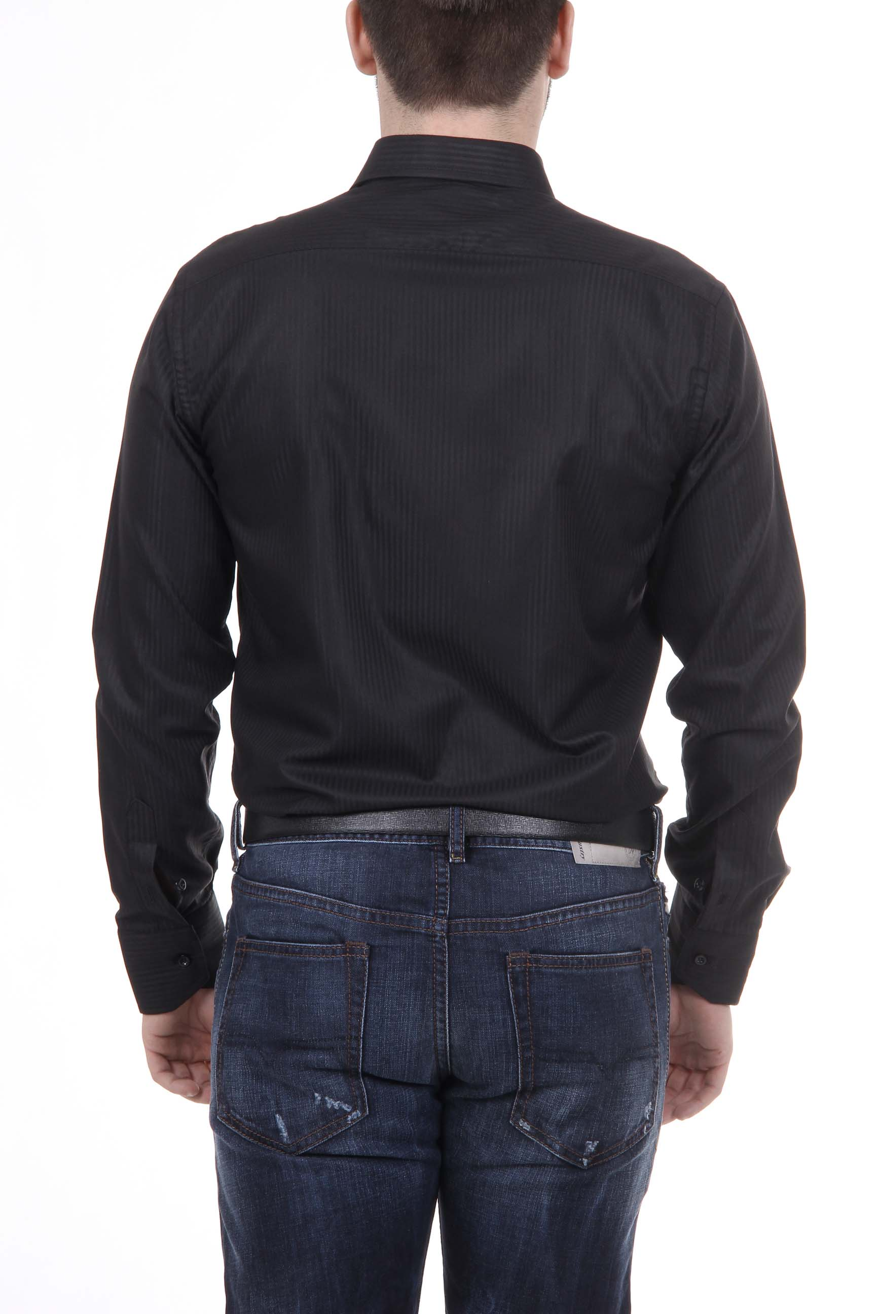 V 1969 Italia Camicia Uomo Nera SANDRO