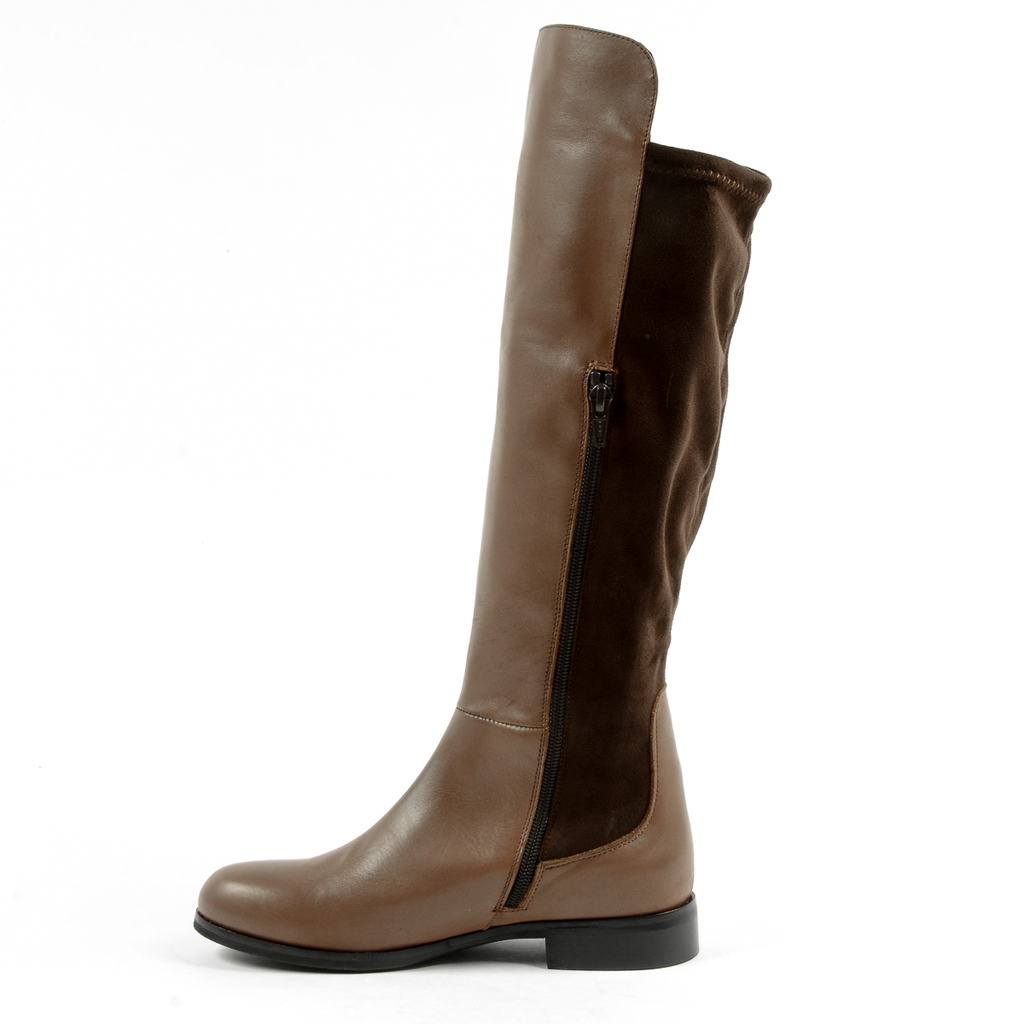V 1969 Italia Stivale alto da donna marrone UVA