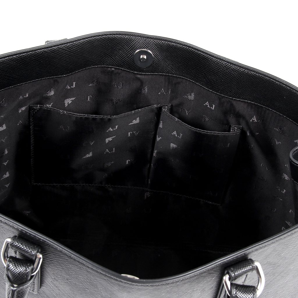 Borsa a mano da donna Armani Jeans nera 922166 7P756 00020