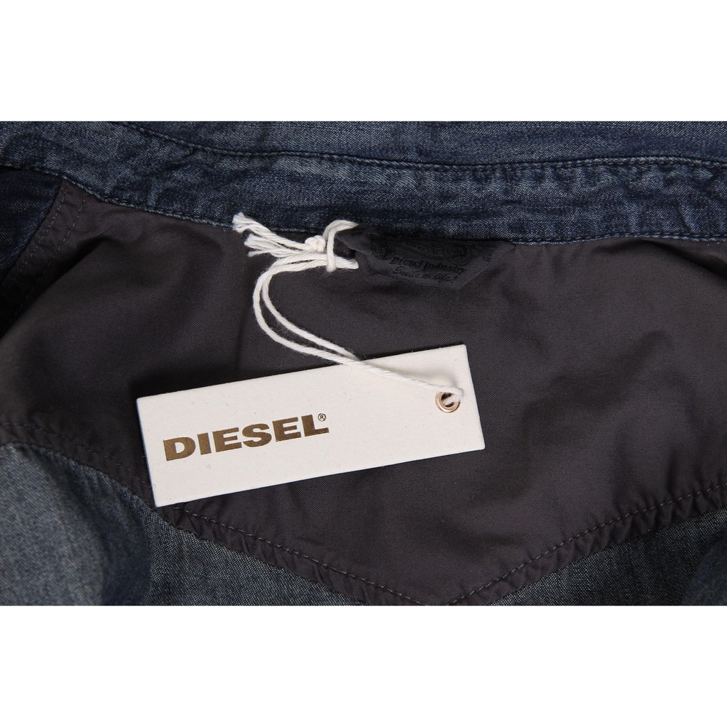 Camicia da uomo Diesel a maniche lunghe 00SD24 0666D 01 NEW-SONORA