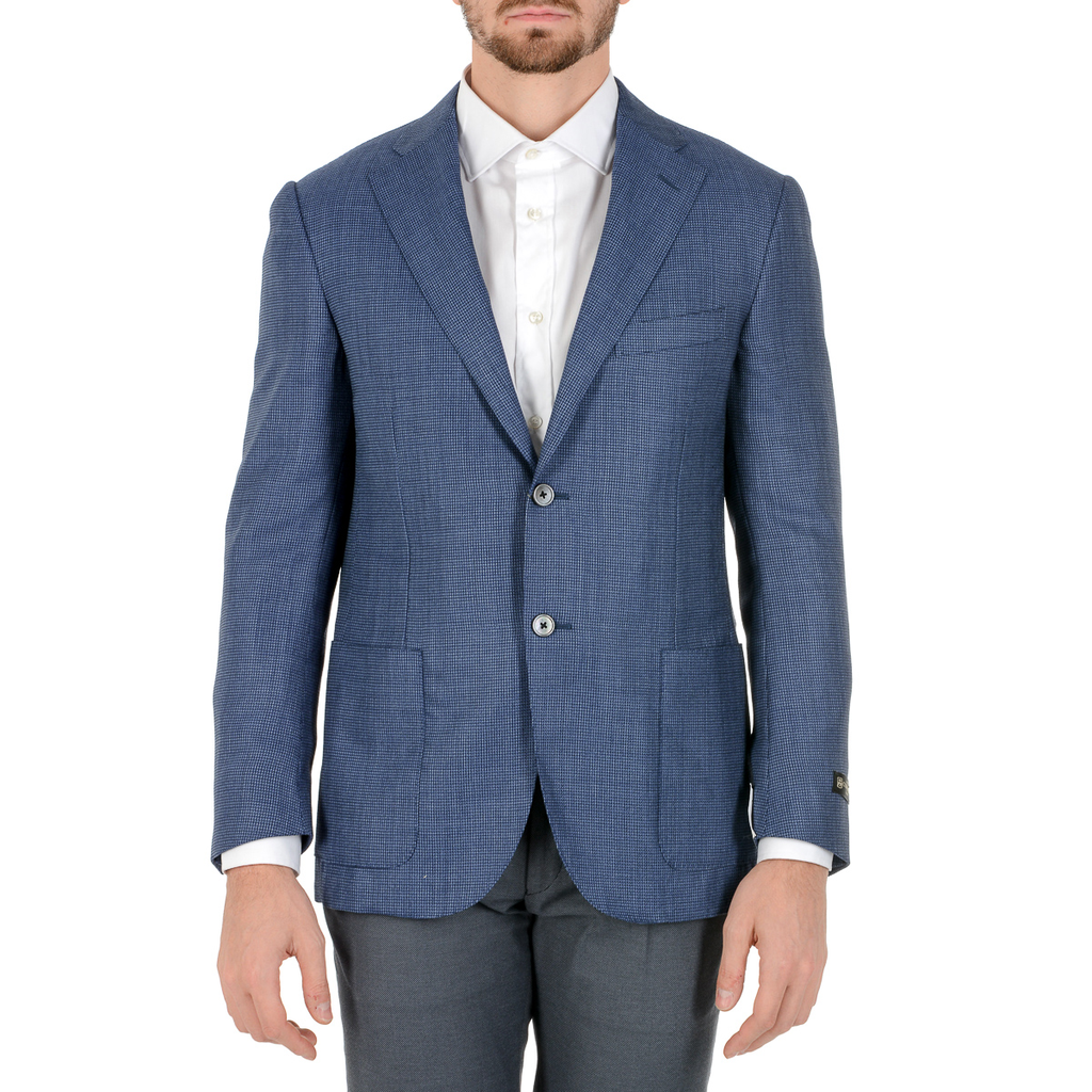 Corneliani Giacca Uomo Maniche Lunghe Azzurro Chiaro