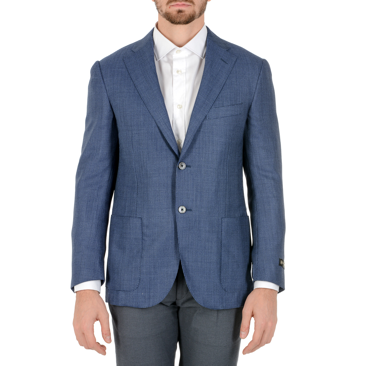 Corneliani Giacca Uomo Maniche Lunghe Azzurro Chiaro