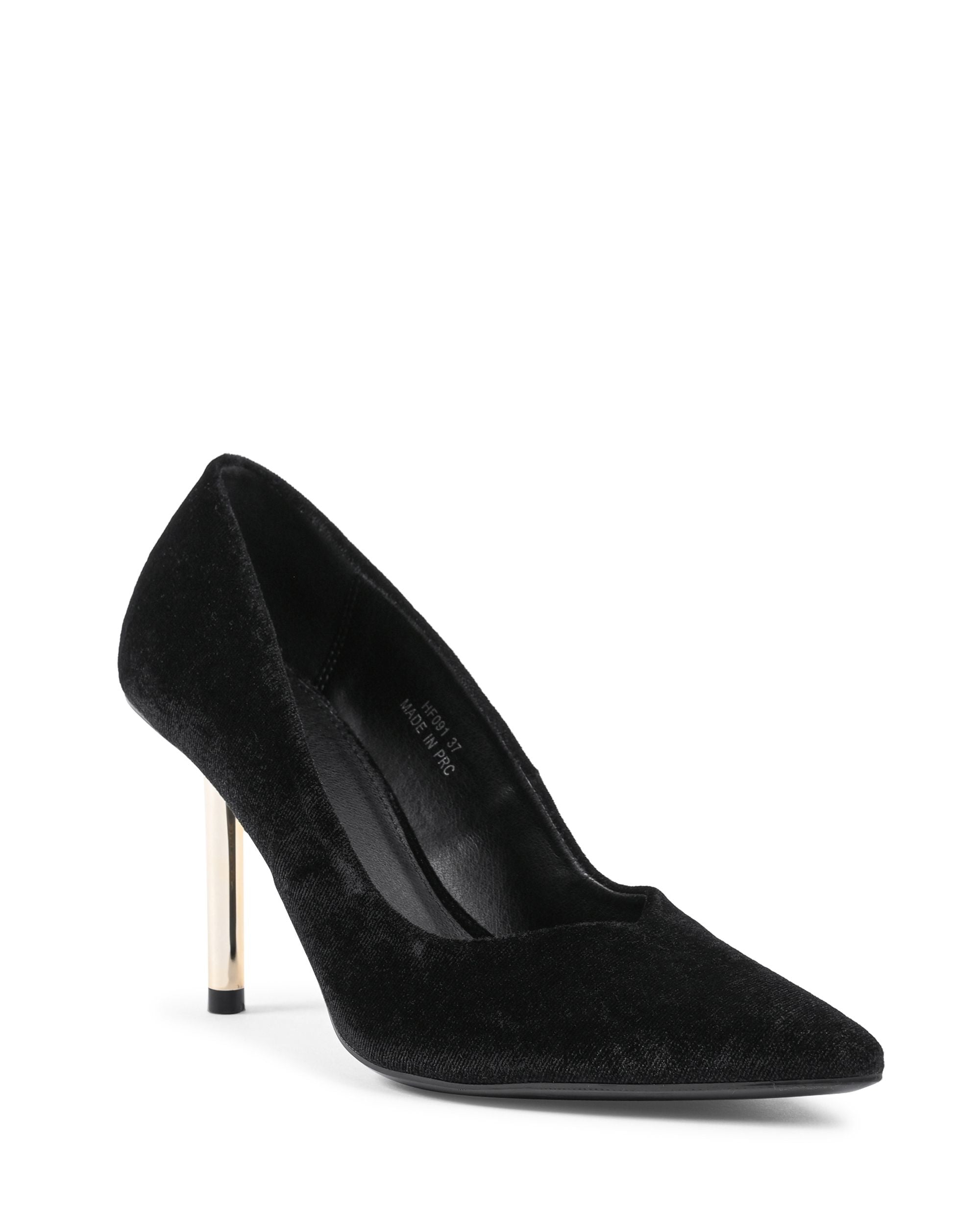19V69 Italia Womens Pump Black HF091 NERO