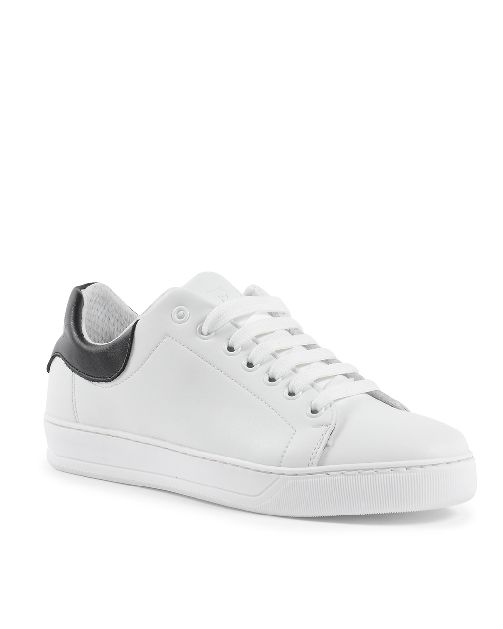 Sneaker Uomo 19V69 Italia Bianco Nero 2120 PELLE BIANCO PELLE NERO