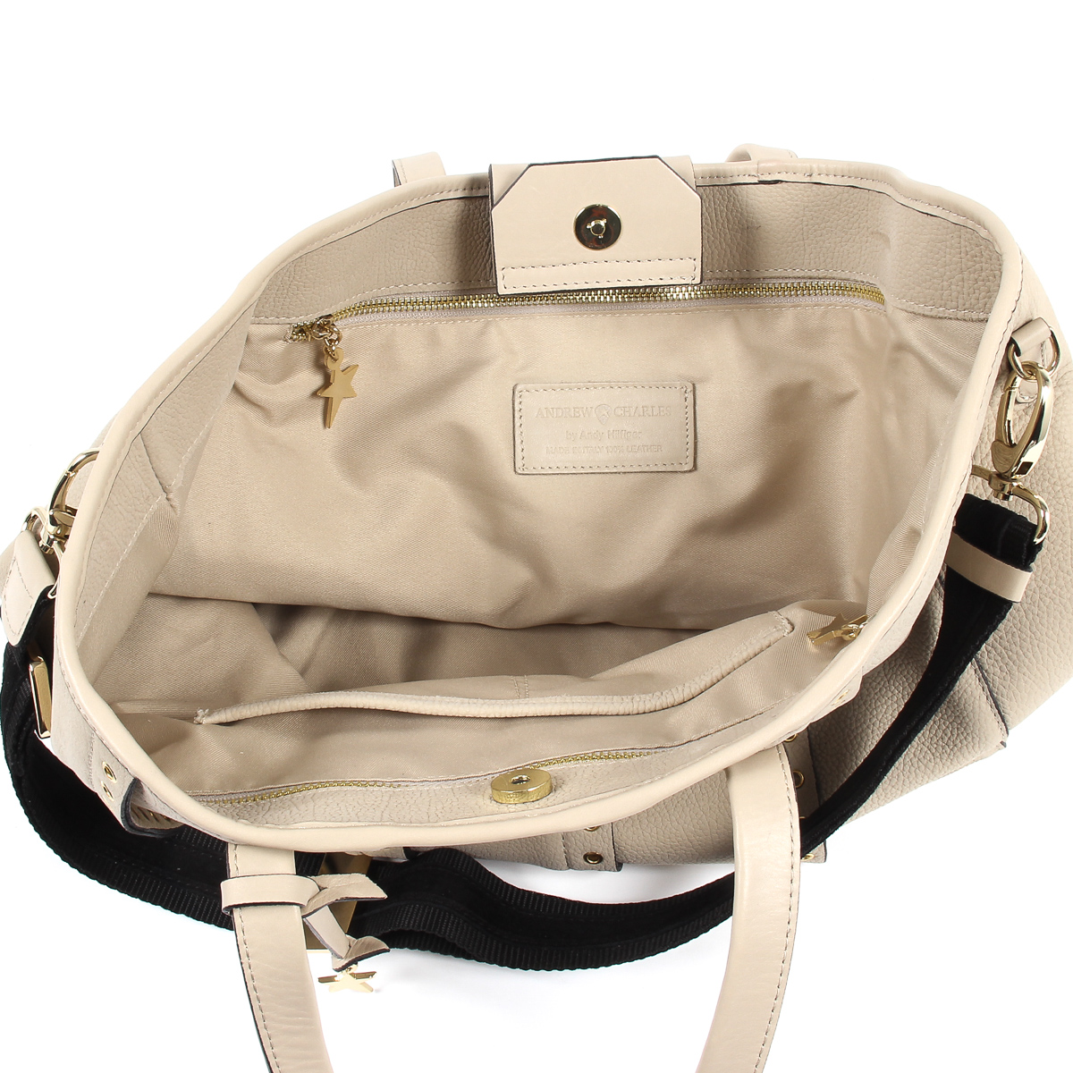 Borsa a mano da donna Andrew Charles rossa MARTA