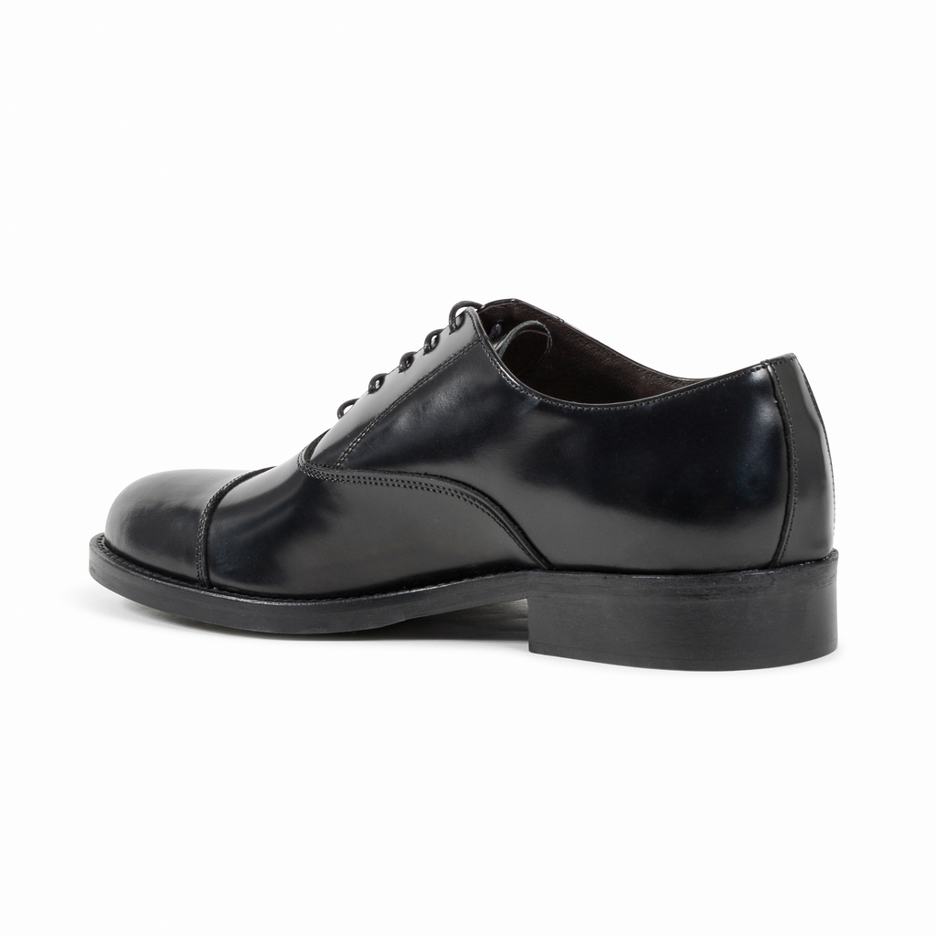 19V69 Italia Mens Classic Shoe Black 913L MP ABRASIVATO NERO