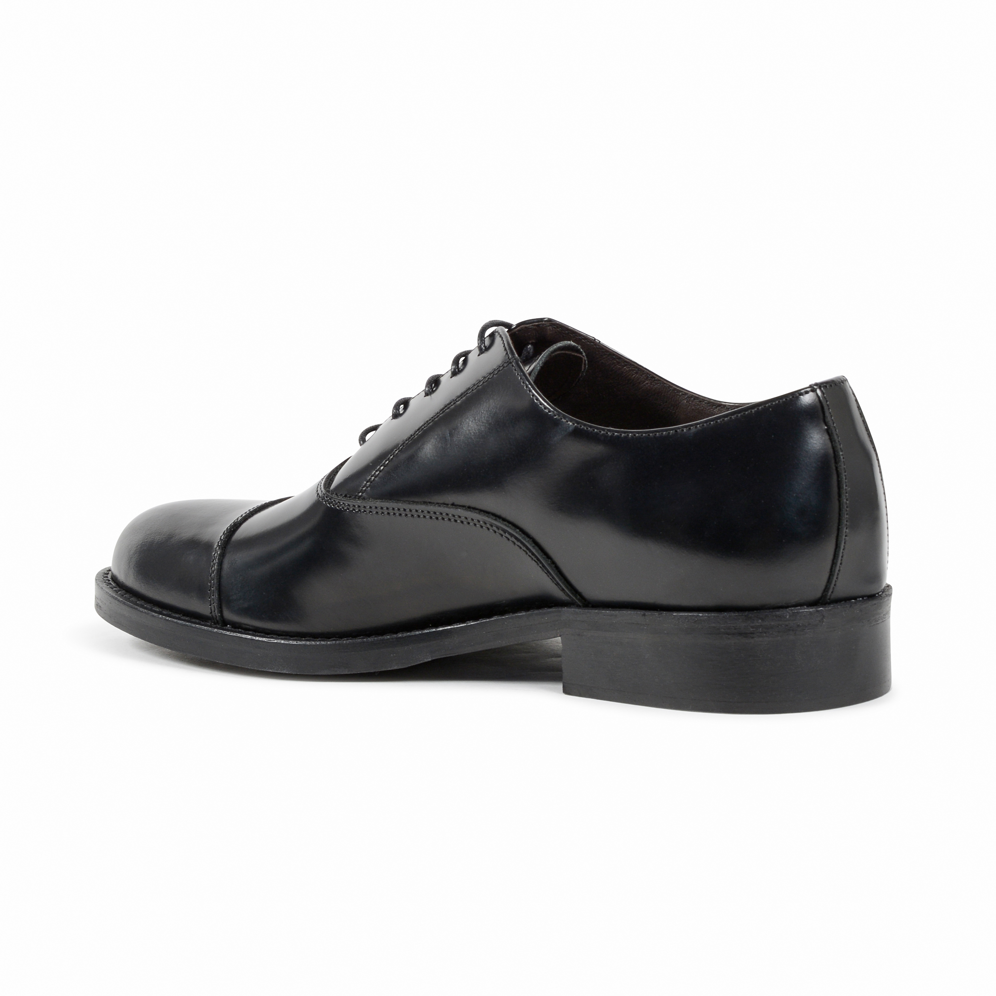19V69 Italia Mens Classic Shoe Black 913L MP ABRASIVATO NERO