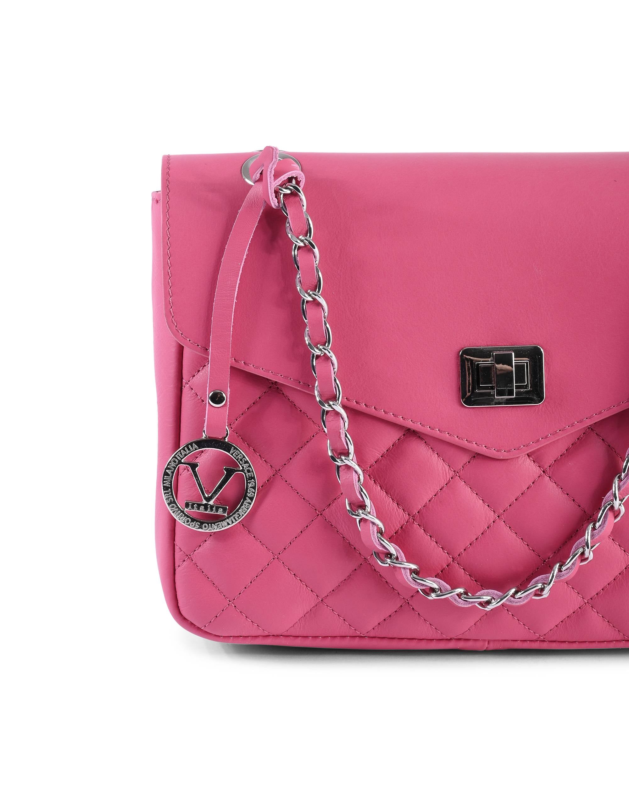 Borsa a mano da donna V Italia V024M-S SAUVAGE FUXIA