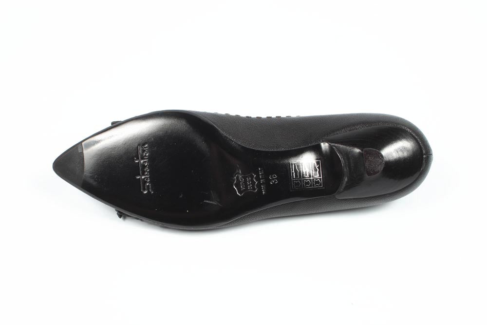 Décolleté da donna Sebastian Milano S1950 FUMÈ NERO OTTONE GAV