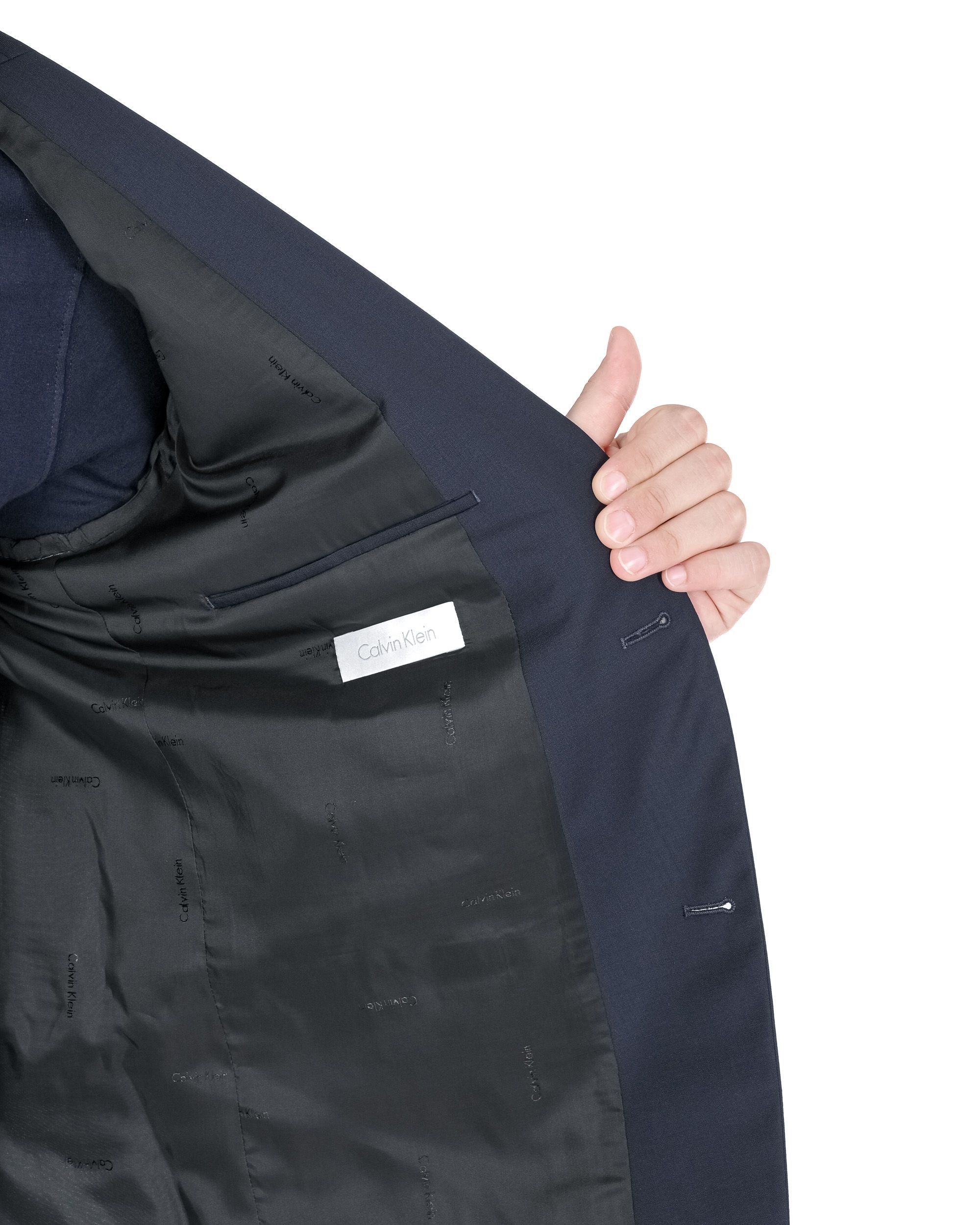 Calvin Klein Blazer da uomo blu K1EK101171478