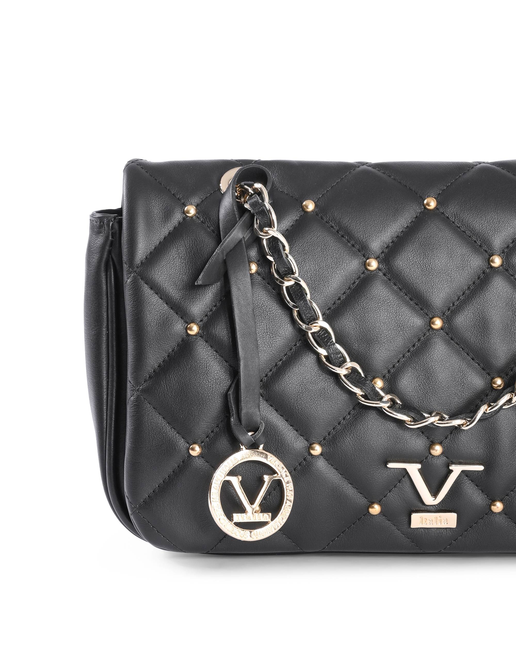 V Italia Borsa da donna M392 SAUVAGE NERO