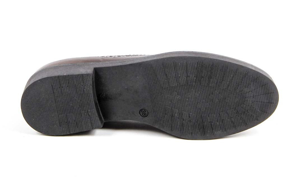 Scarpa Brogue Donna V 1969 Italia B1670 VITELLO T. MORO COCCO