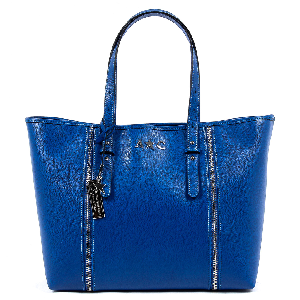 Borsa a mano da donna Andrew Charles blu ETHEL