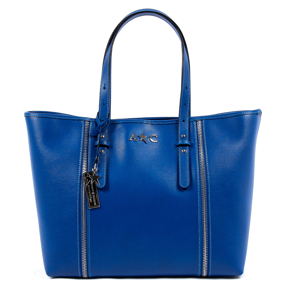 Borsa a mano da donna Andrew Charles blu ETHEL