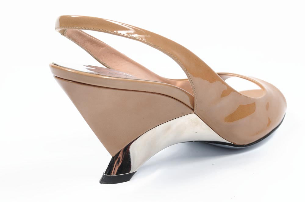 Sandalo donna Sebastian Milano S3518VC VERNICE BEIGE