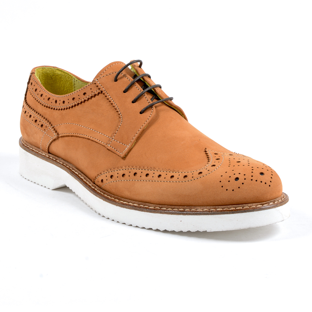 V 1969 Italia Scarpe Oxford Brogue da uomo Marrone PEDRO