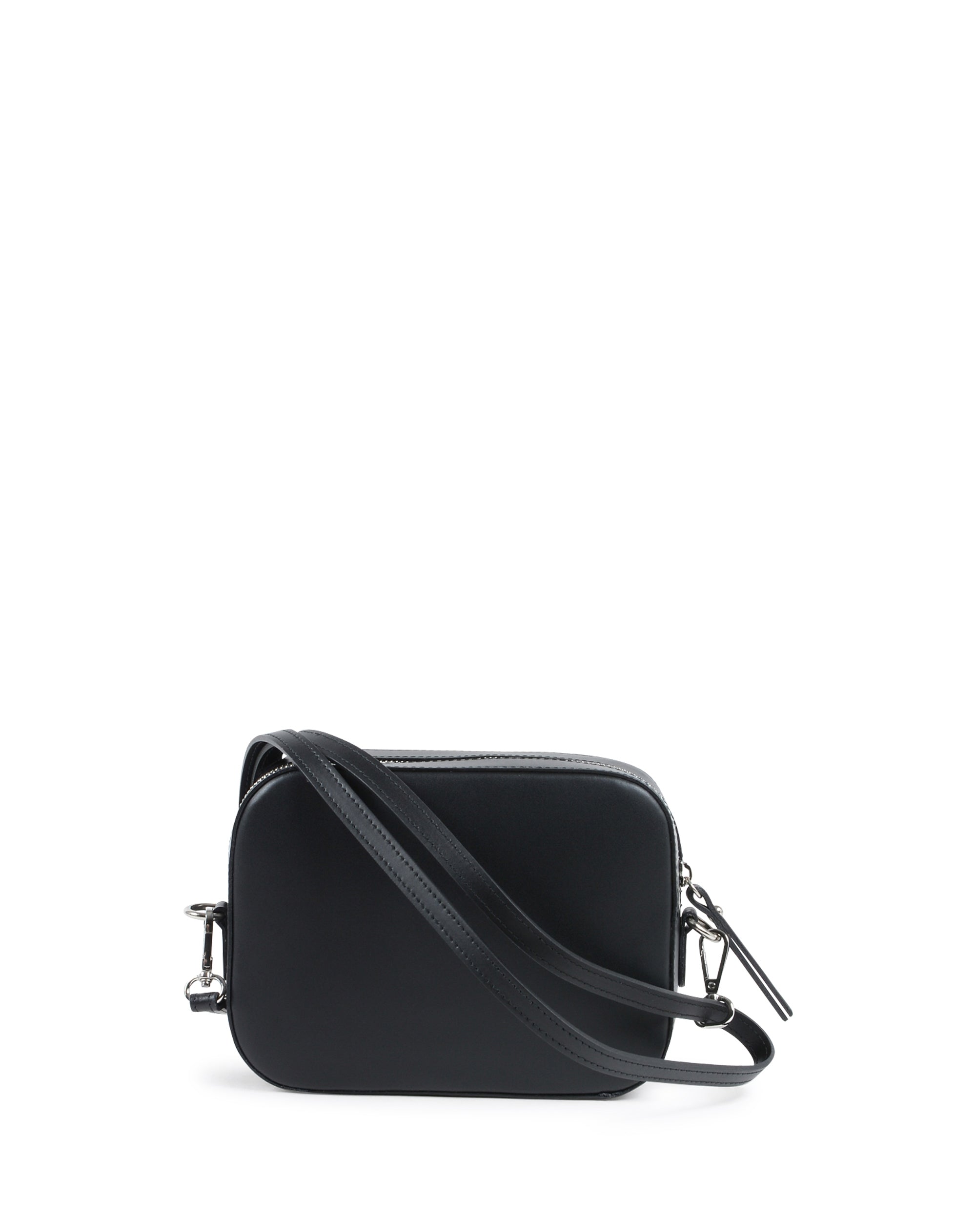 V Italia Borsa per fotocamera da donna nera V0322 RUGA NERO