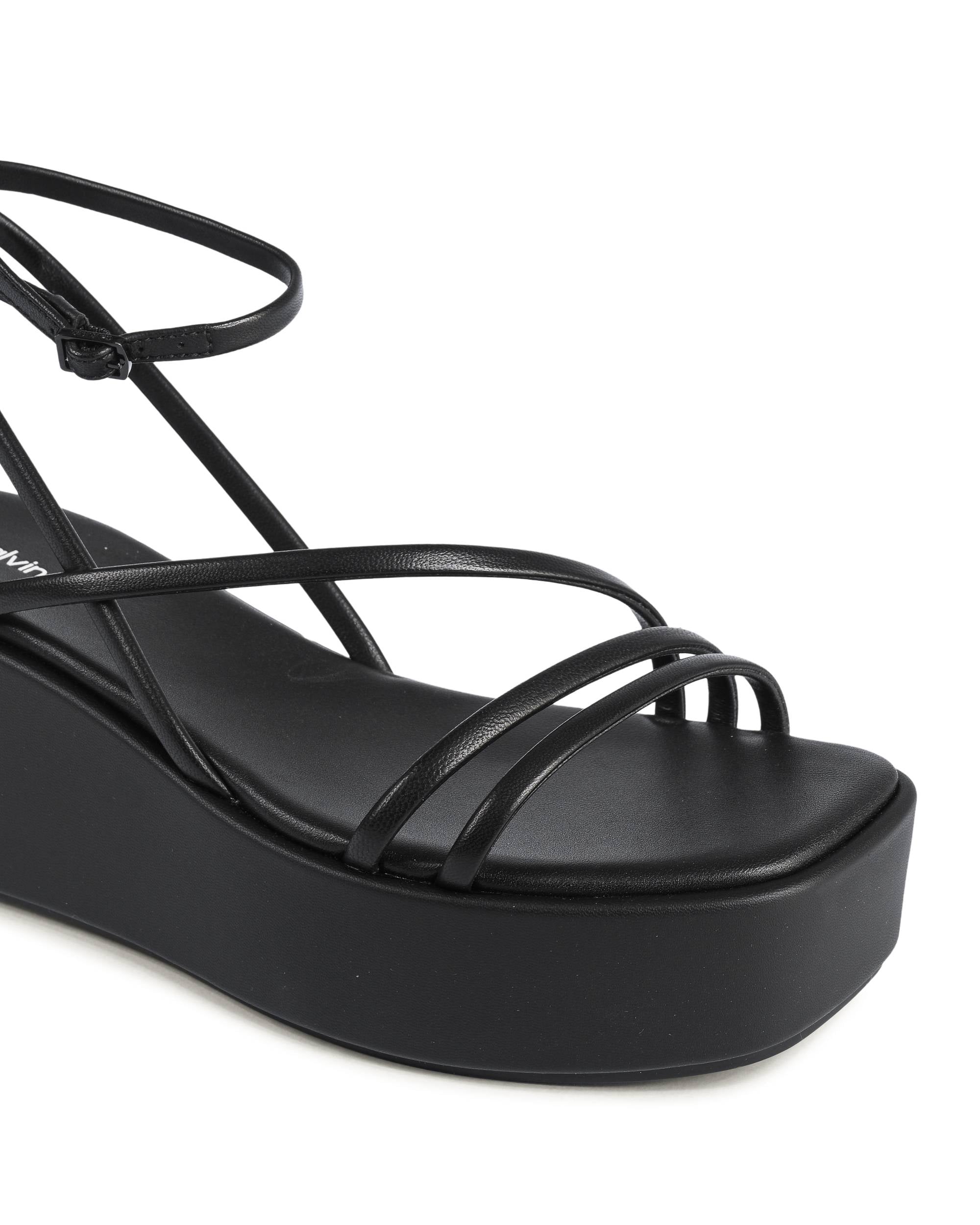 Calvin Klein Zeppa da donna nera HW0HW01949BEH