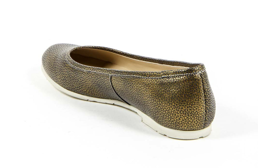 V 1969 Italia Ballerina da donna E08 TESSUTO ORO NERO