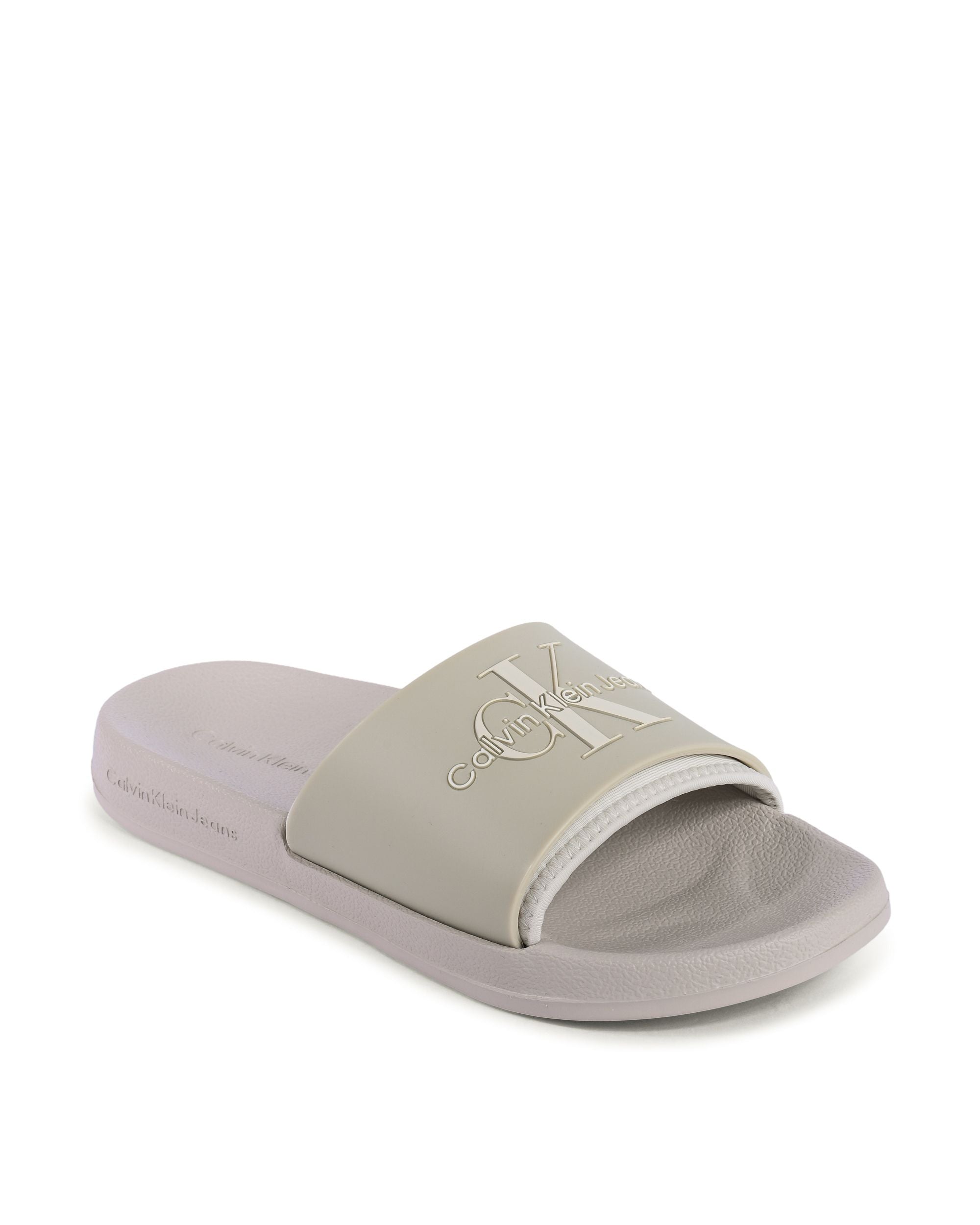 Ciabatte Calvin Klein da donna beige YW0YW005850F4