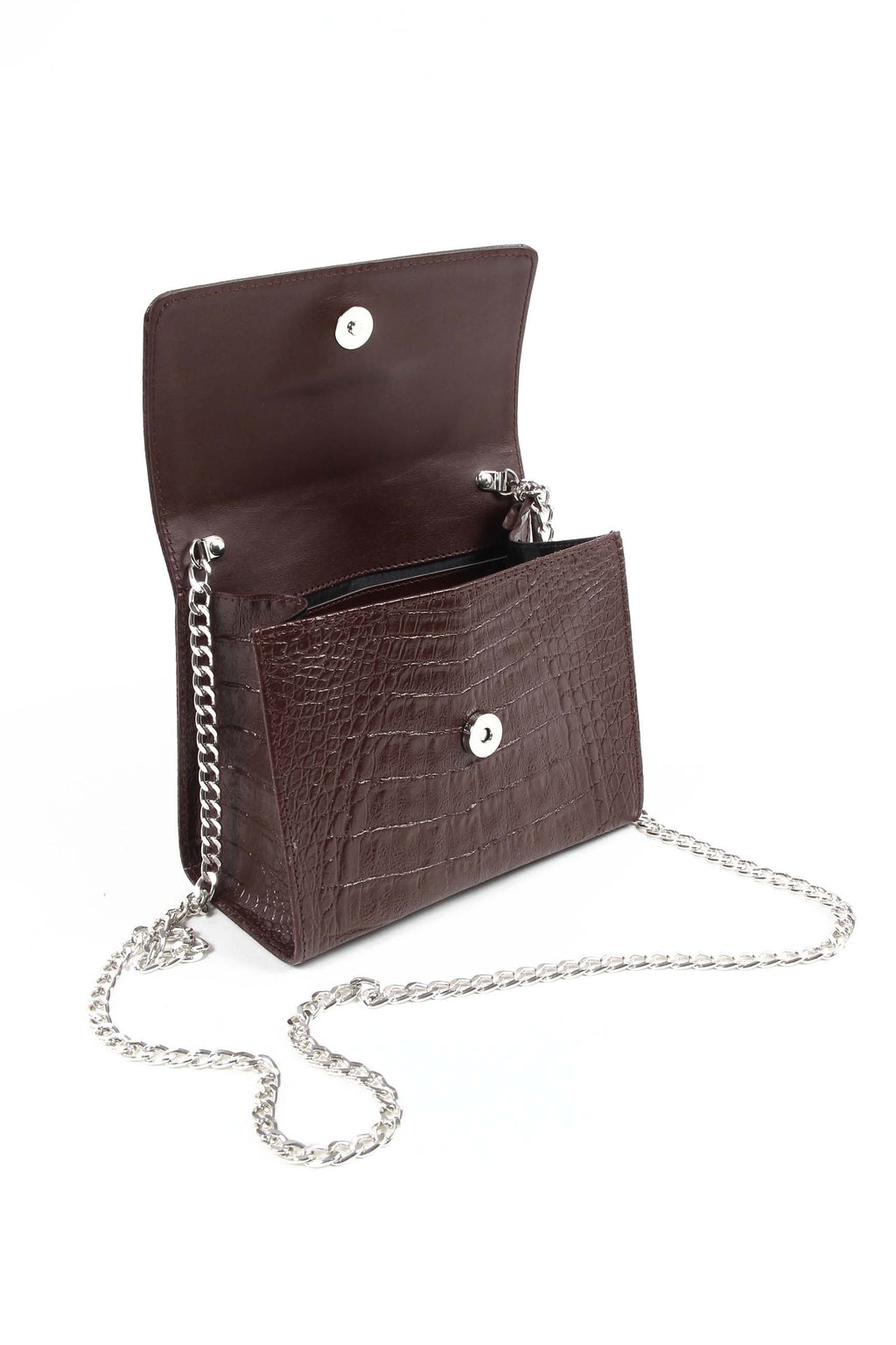 V 1969 Italia Borsa da donna ARC04 PELAGIA COCCO BORDEAUX