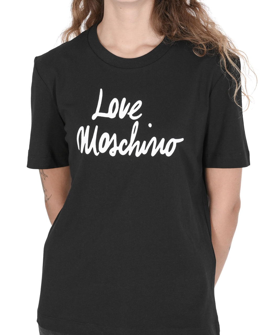 T-shirt da donna Love Moschino W 4 H06 18 M 3876 C74 NERO