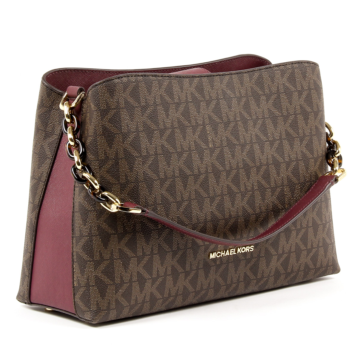 Borsa a mano da donna Michael Kors PORTIA 35F7GPAS3B BRN PLUM