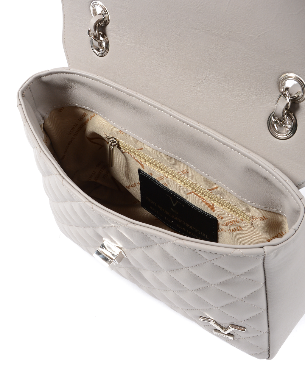 V 1969 Italia Borsa da donna grigia BEATRICE