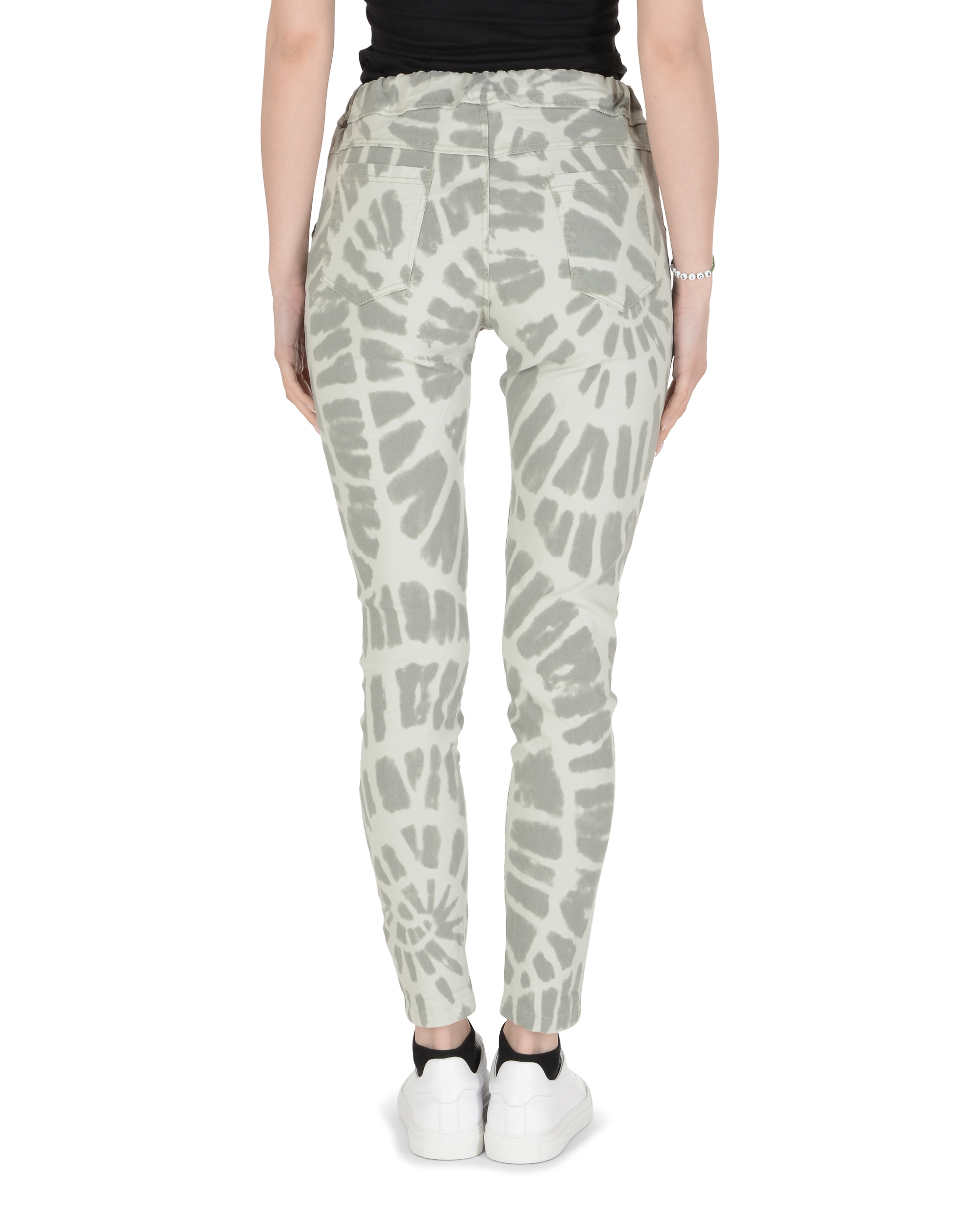 19V69 Italia Pantaloni da donna Verde chiaro SPIRAL VERDE CHIARO
