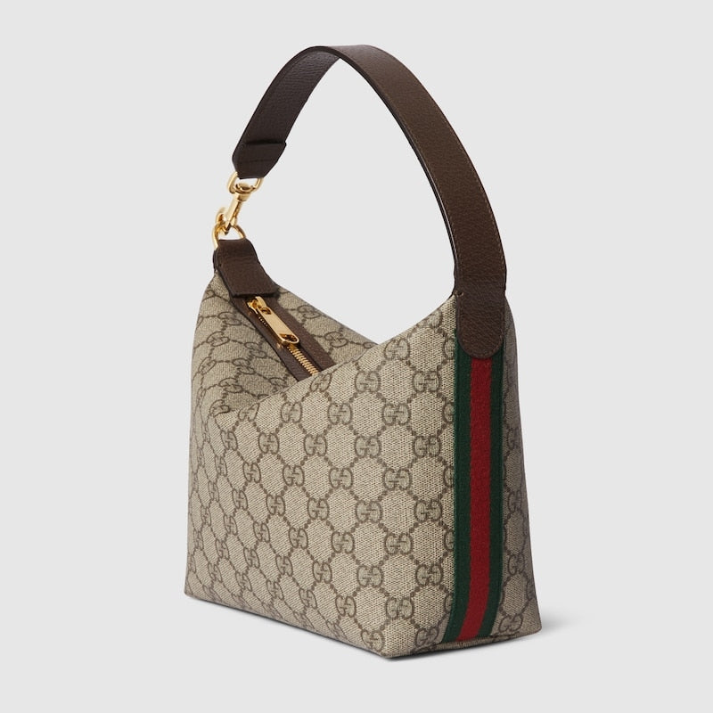 Borsa a tracolla Supreme Hobo con monogramma GG
