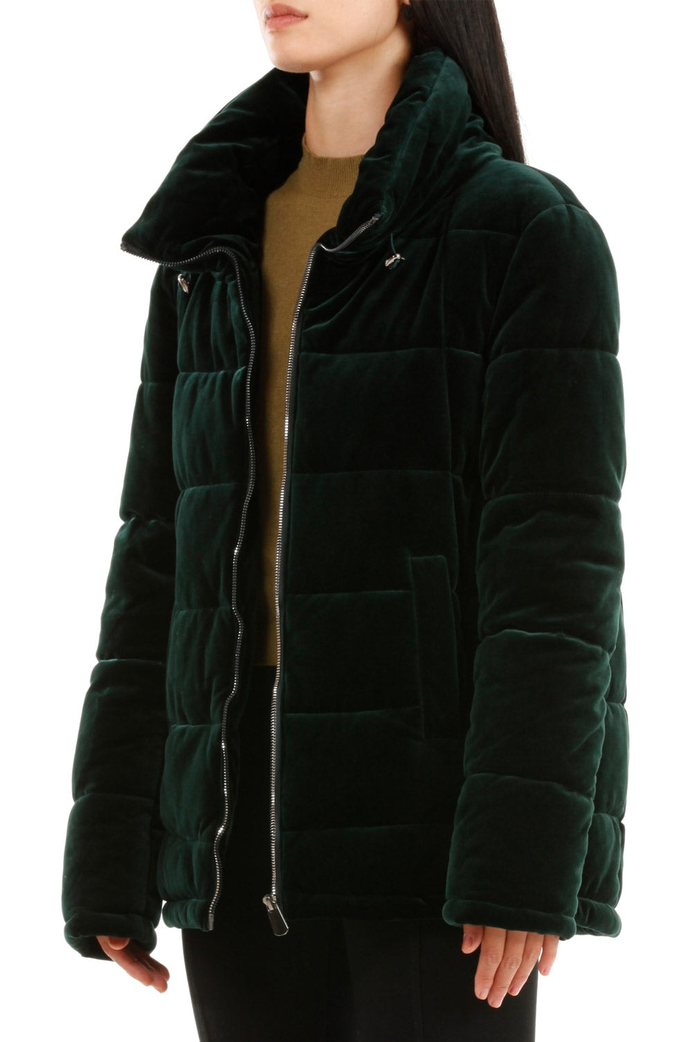 19V69 Italia Giacca da donna verde scuro MISTY DARK GREEN