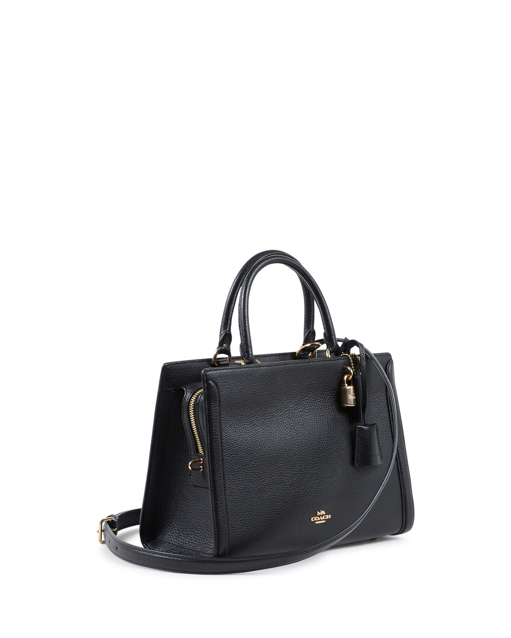 Borsa a mano da donna Coach nera F88037 NERO