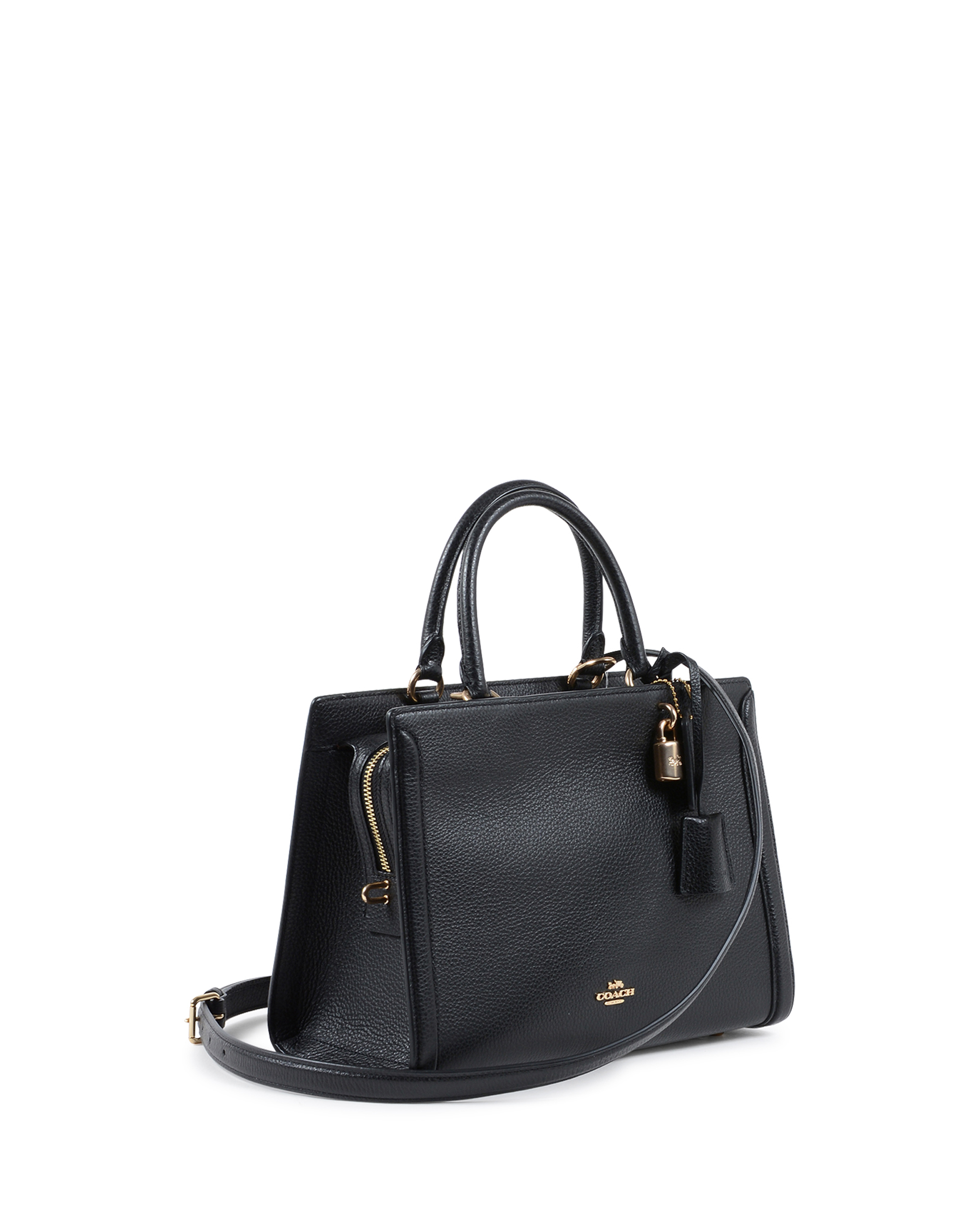 Borsa a mano da donna Coach nera F88037 NERO