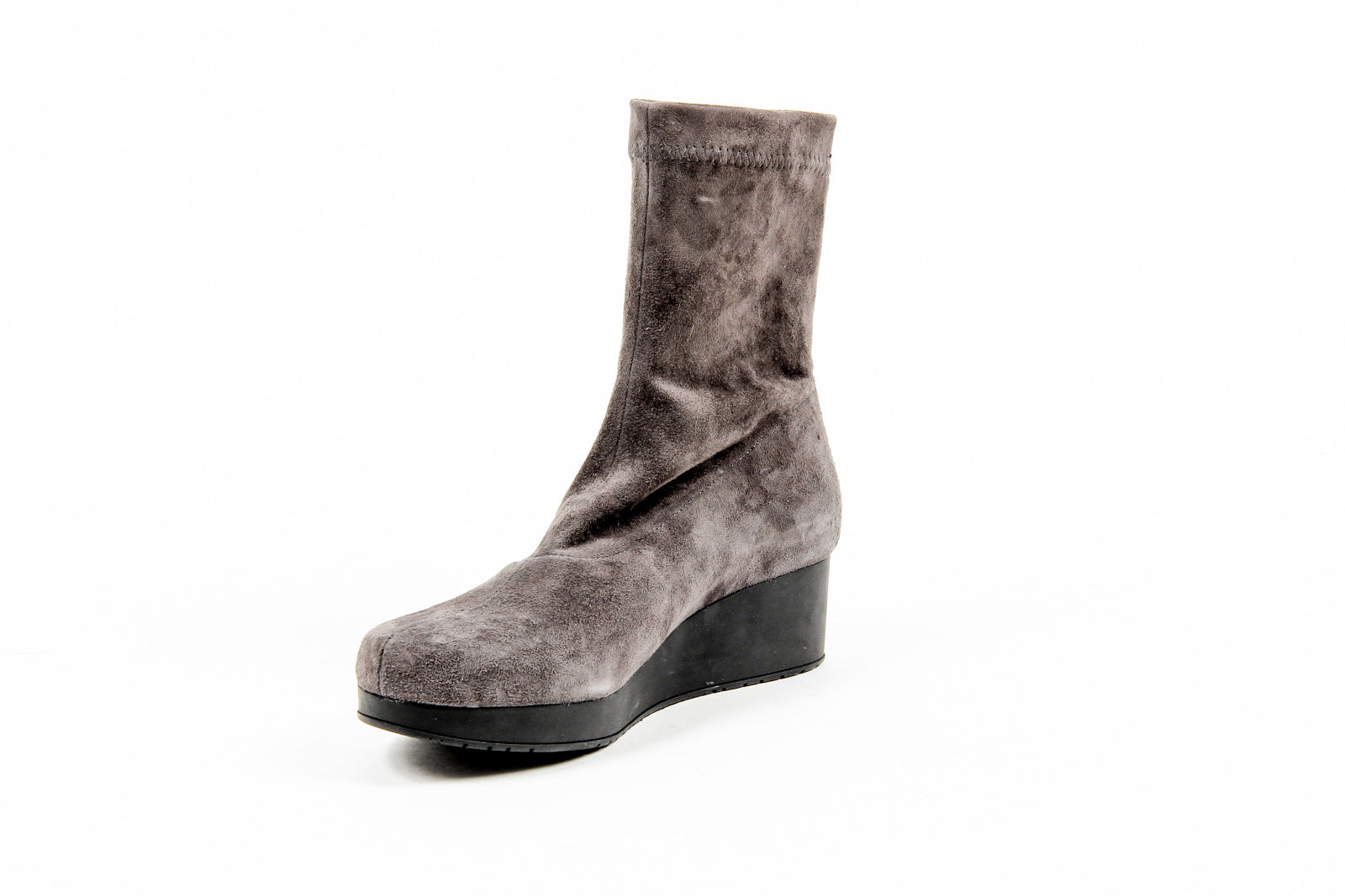 Robert Clergerie Paris Stivaletto corto da donna NERDALJ VELOURS STRETCH ANTHRACITE DBL
